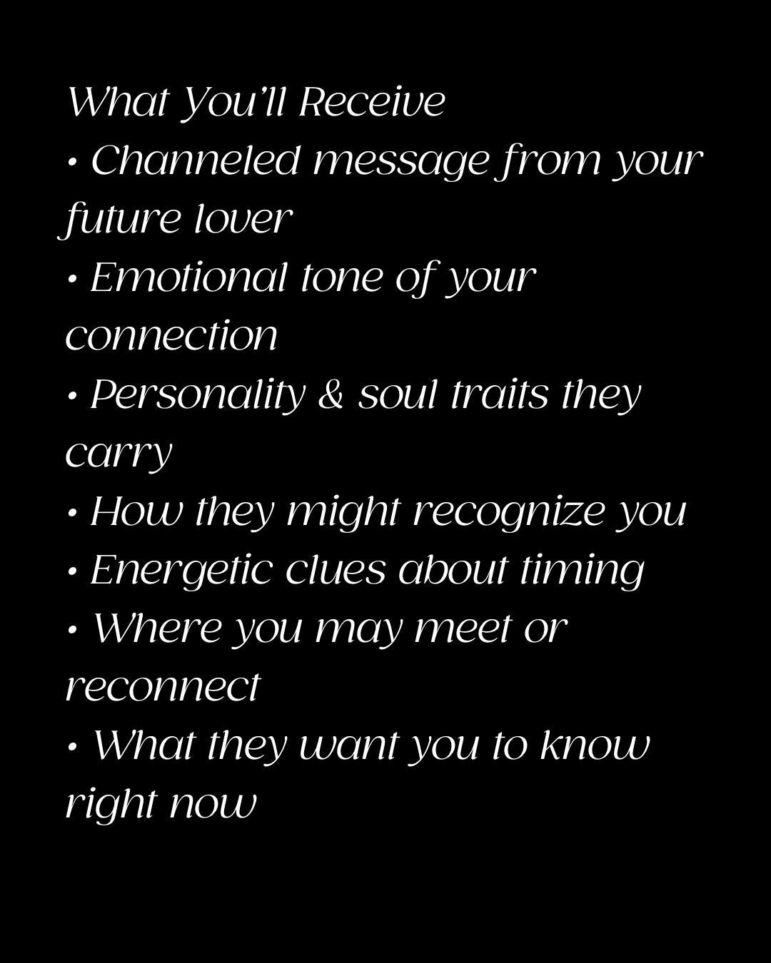 Future Lover Tarot Reading - Channeled Message for Romance