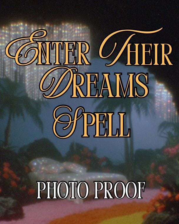 Appear in Their Dreams & Strengthen Subconscious Connection | Dream Spell (Digital Certificate)